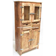 Gabinete de gaveta industrial de madeira